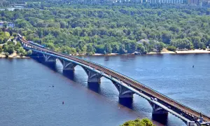 Cleanup of an oil spill in Kyiv continues following the Russian attack