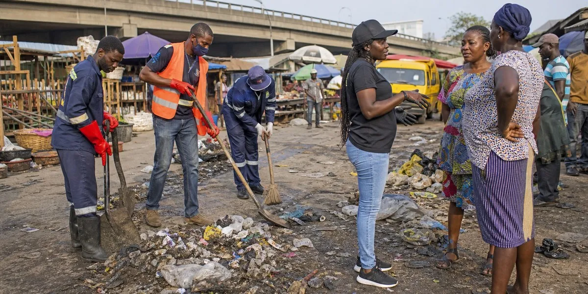 Several Lagos districts cleaned up for World Cleanup Day — Premium Times Nigeria