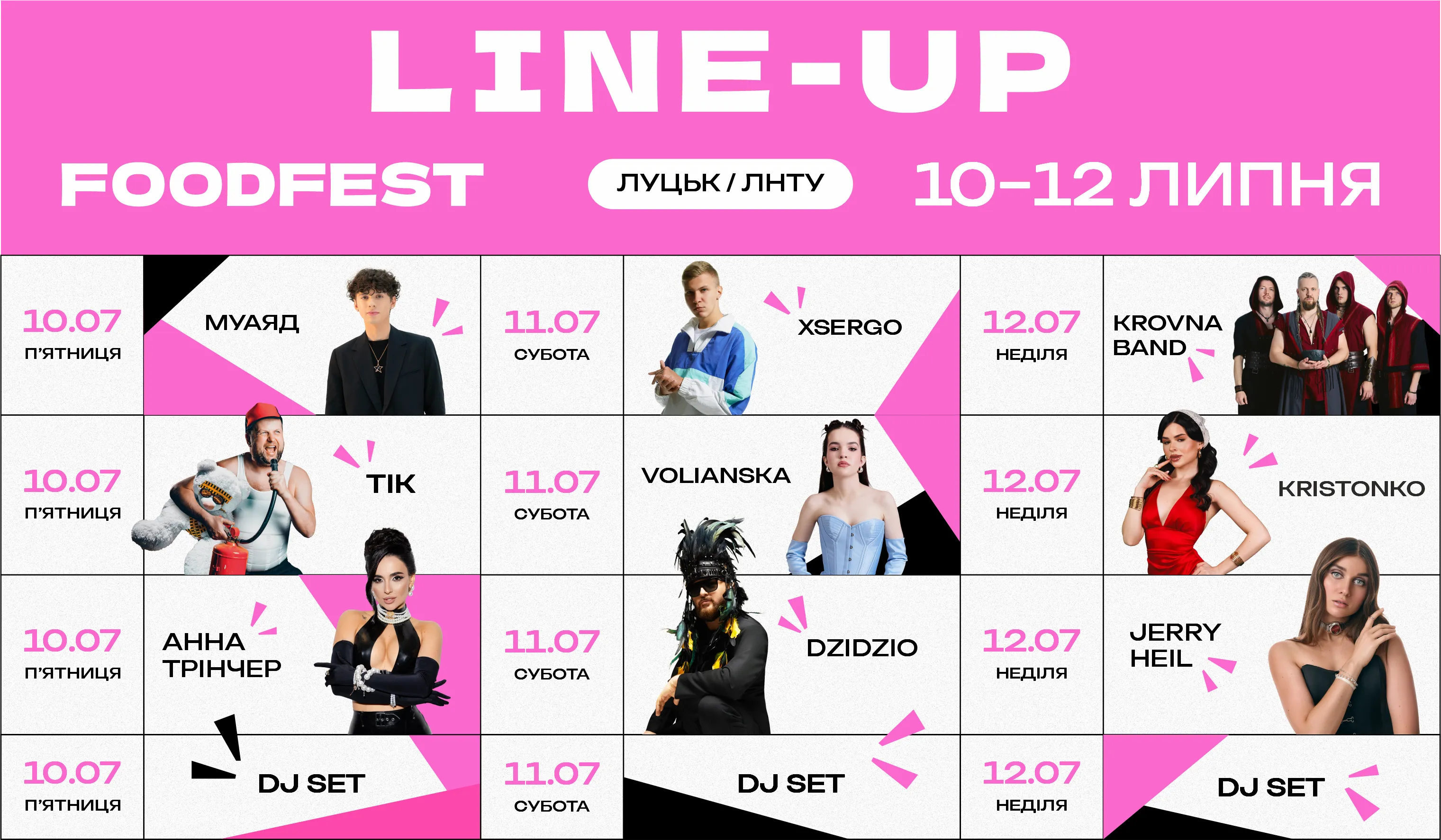 В Луцьку відбудеться повний лайнап FOODFEST