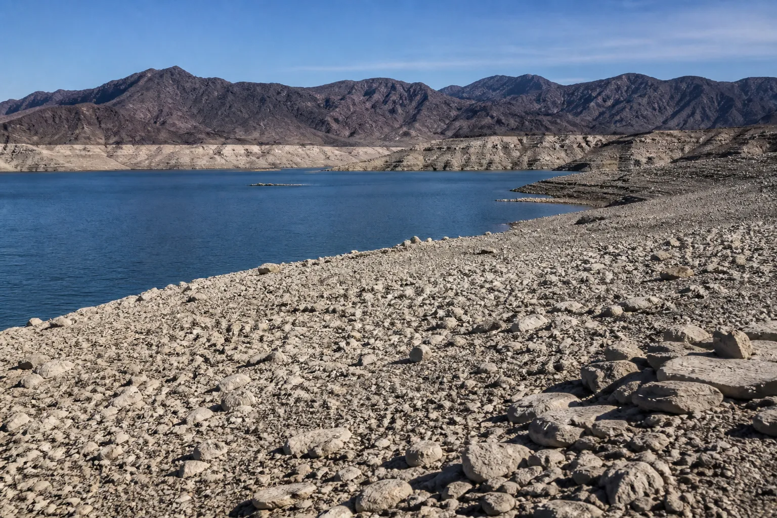 Possible human remains were found in Lake Mead in the United States