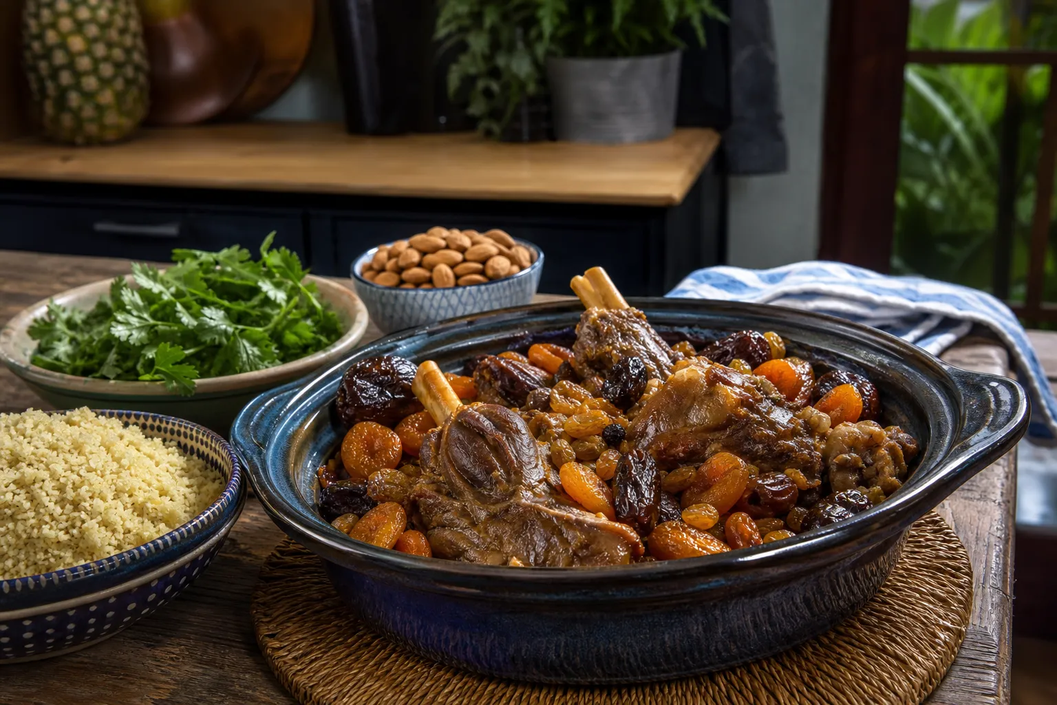 South Africa publishes recipe for lamb shank tagine with dried fruit