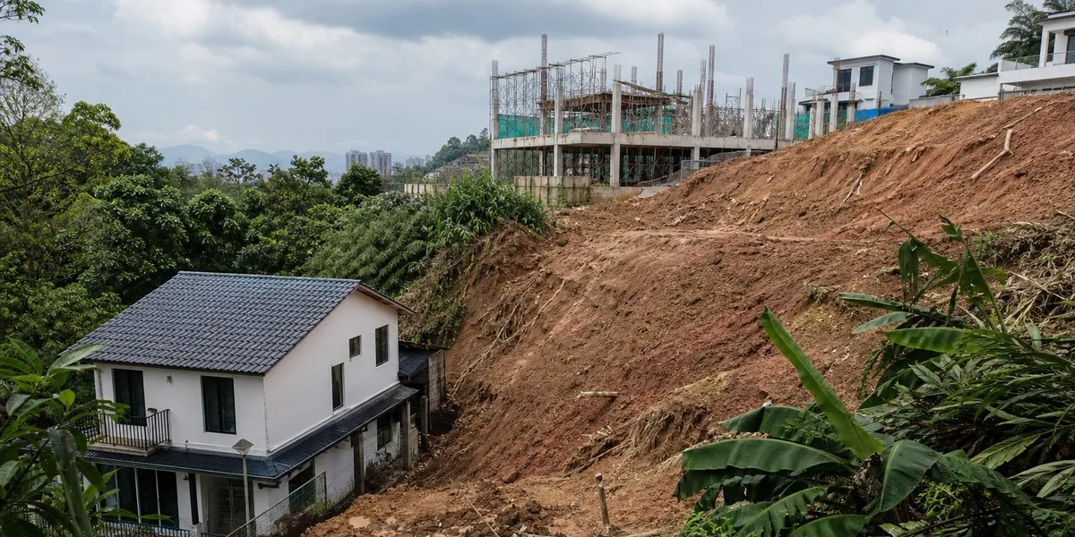 槟城山体滑坡冲击住宅，73岁男子死亡——Channel NewsAsia