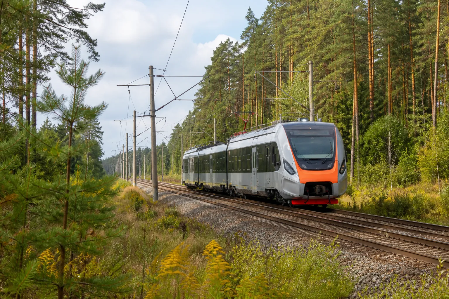 W Łotwie nowy pociąg elektryczny nazwano na cześć białego grzyba