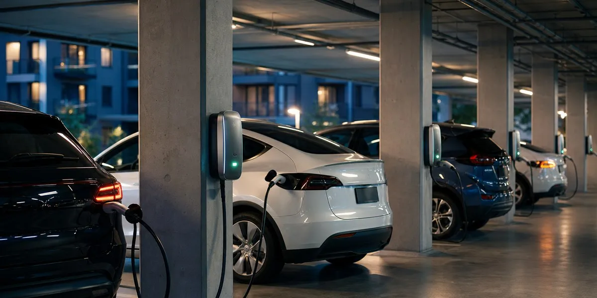 LAZ Parking и EverCharge запустили сервис зарядки для многоквартирных домов — Electrek