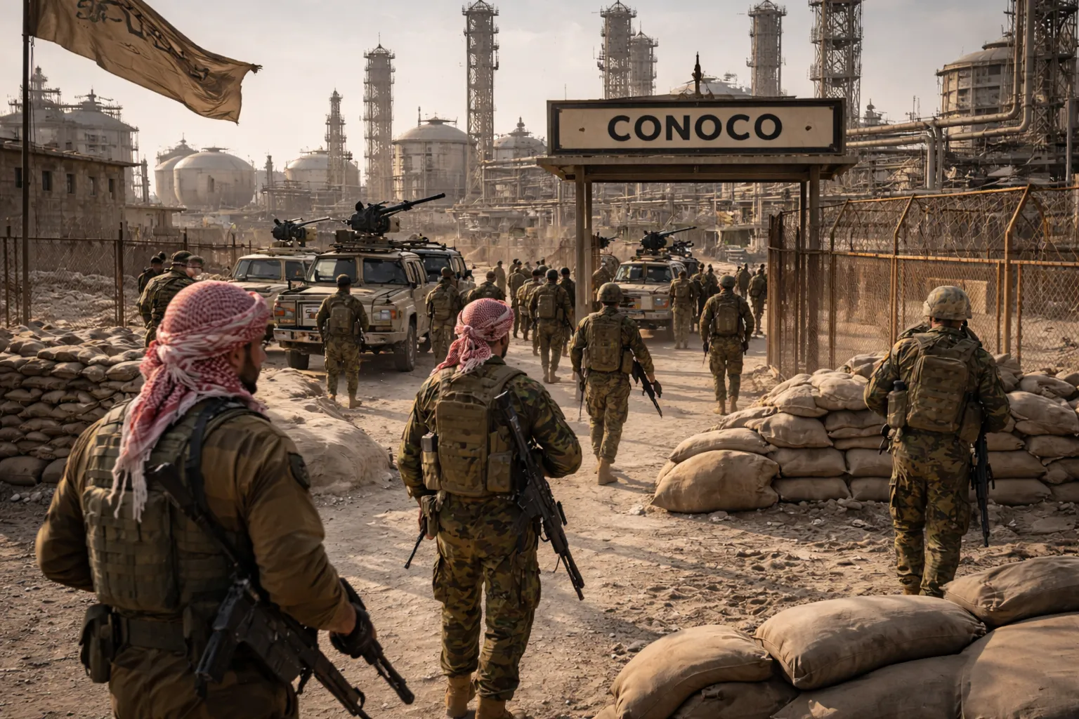 Племінні сили взяли під контроль газове родовище Conoco в Дейр-ез-Зорі