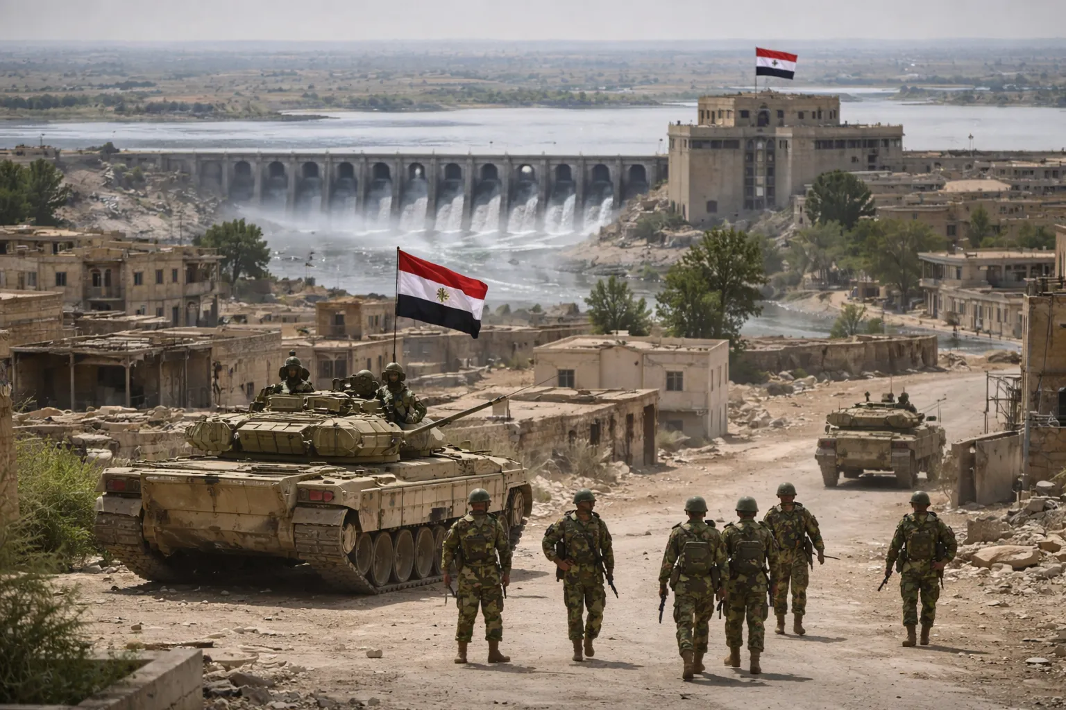 Сирийская армия взяла под контроль Табку и плотину на Евфрате