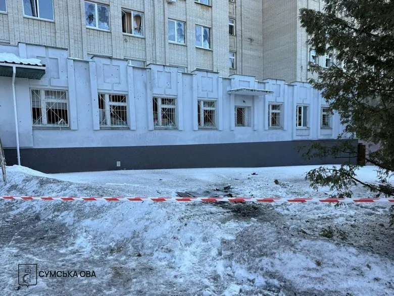 Russia struck a hospital in Sumy with drones where children are being treated