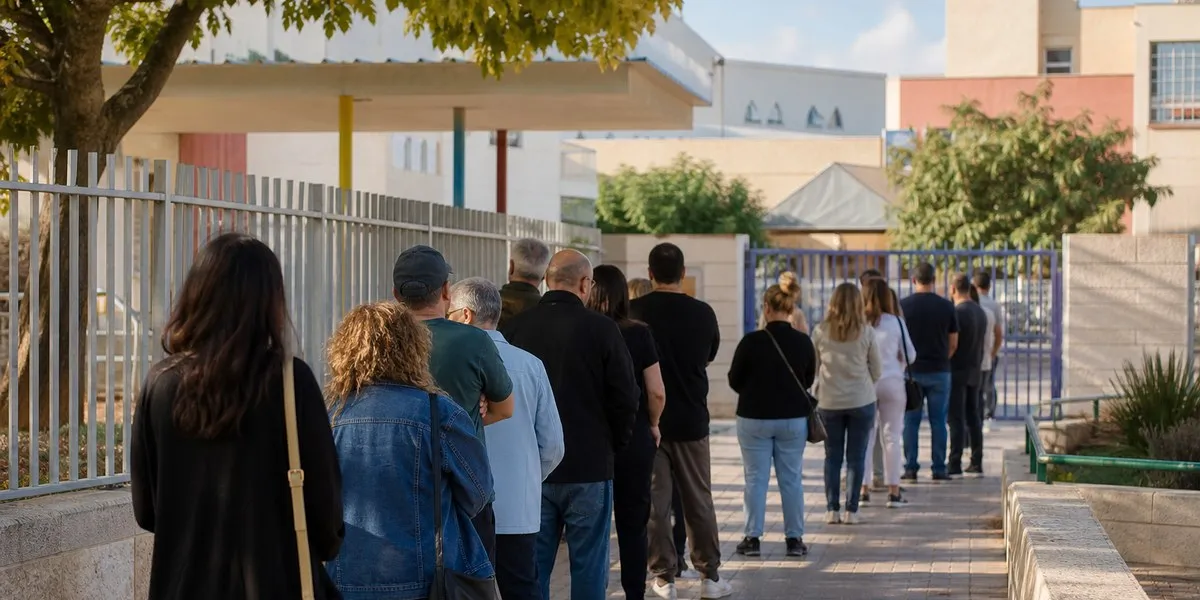 Długie kolejki utworzyły się podczas wyborów do Knesetu w Izraelu — Jerusalem Post