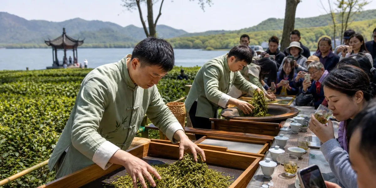 W Hangzhou otwarto degustację herbaty Xihu Longjing — ECNS