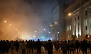 Policja użyła gazu łzawiącego podczas protestu w Madrycie — RMF24