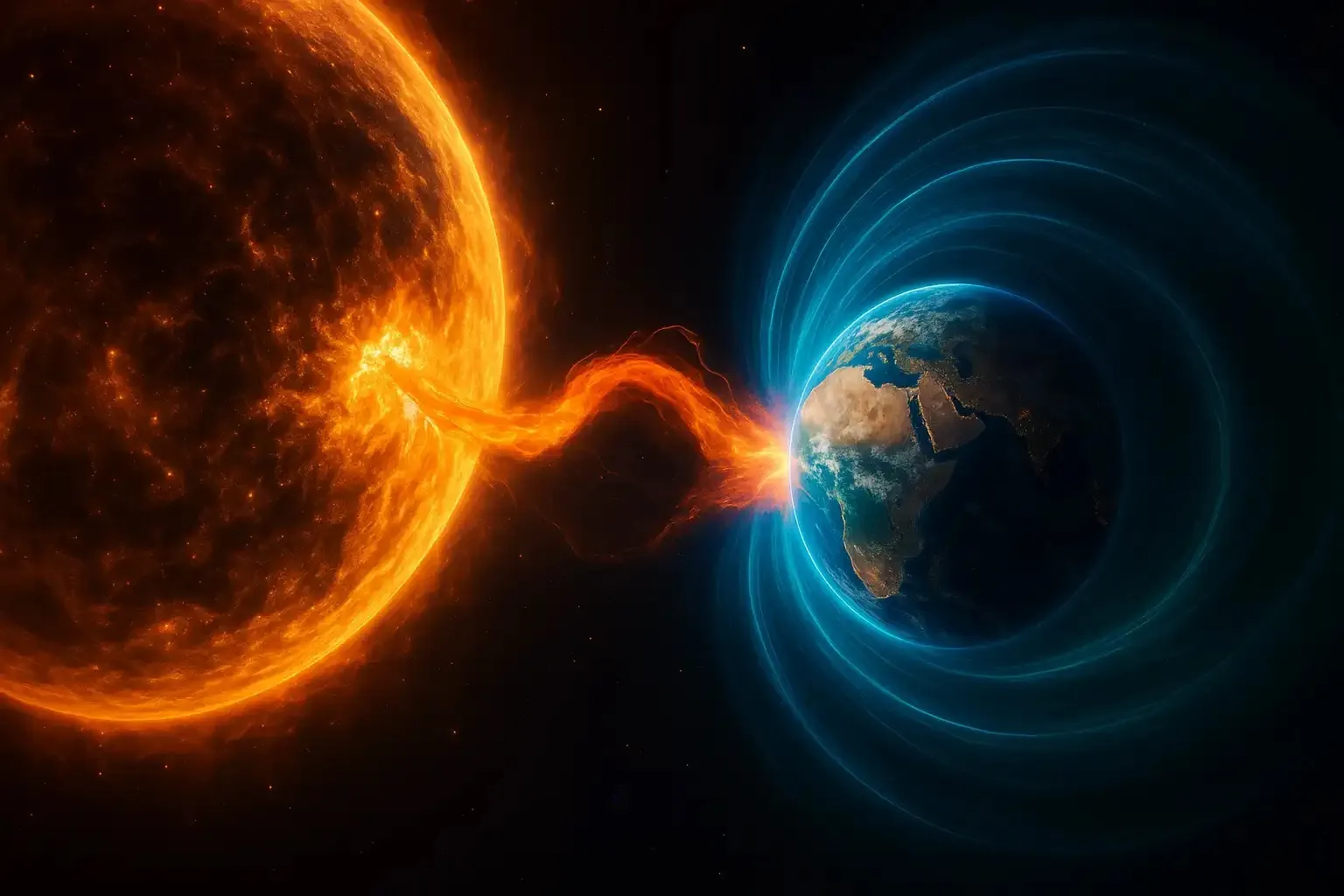 Магнітні бурі у грудні 2025: дати та інтенсивність на початку зими