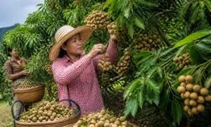 У Маоміні в Китаї врожай лонгану зріс приблизно на 15%