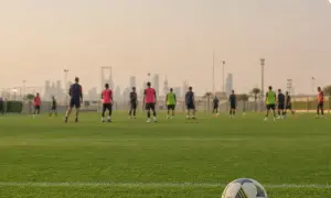 Mudryk was injured during a Tottenham training session