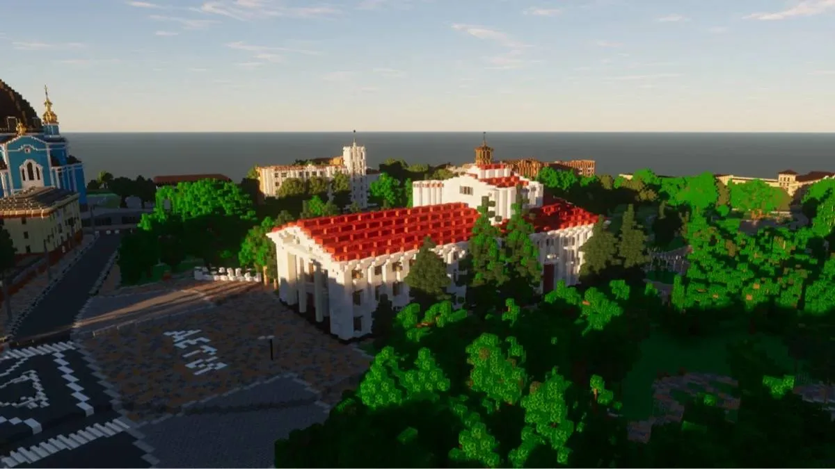 Українські геймери у Minecraft створили копію Маріуполя