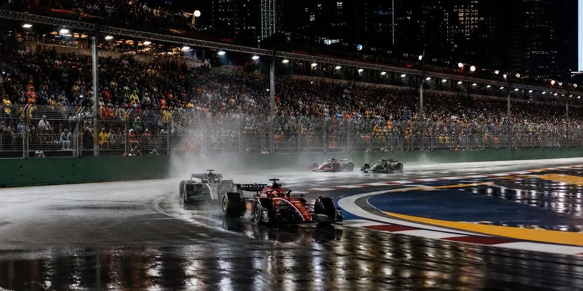 Red Bull driver Max Verstappen wins Singapore Grand Prix sprint — BBC Sport