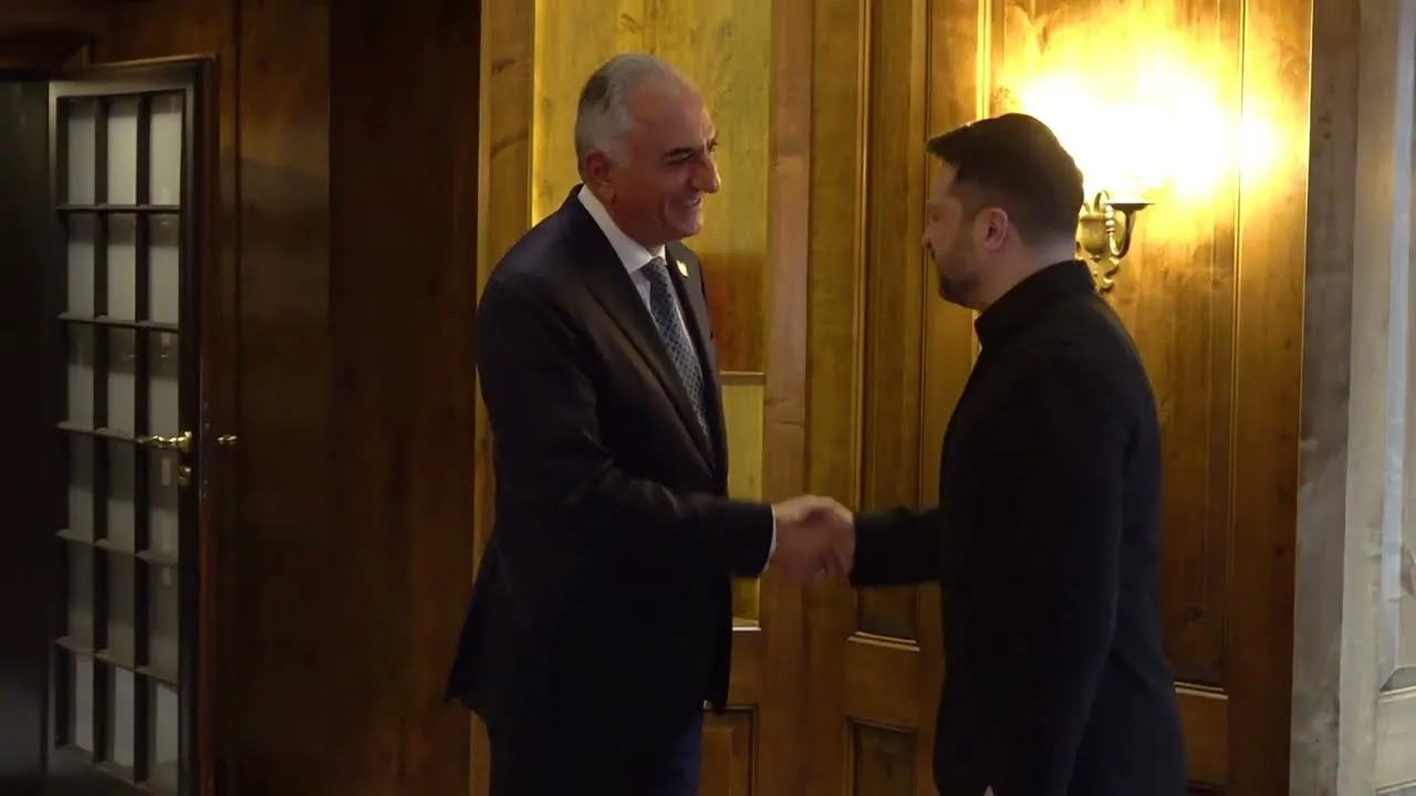 Зеленський зустрівся зі спадкоємним принцом Ірану