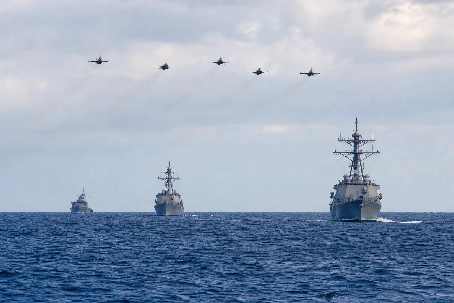 Medusa exercises involving five countries held south of Crete