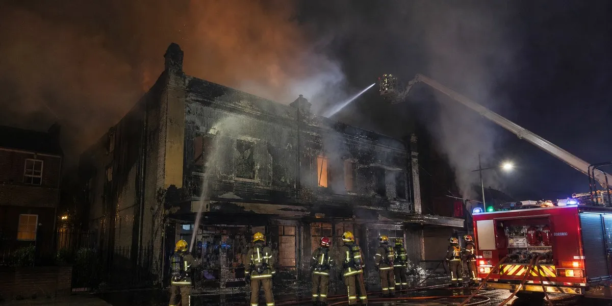 Photo: ua.news Historic Collingwood Austral Picture Theatre Destroyed by Fire in Melbourne