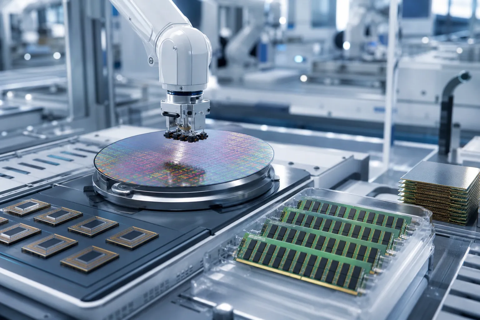 Memory chips accounted for up to 55% of semiconductor industry revenue — Susquehanna estimate