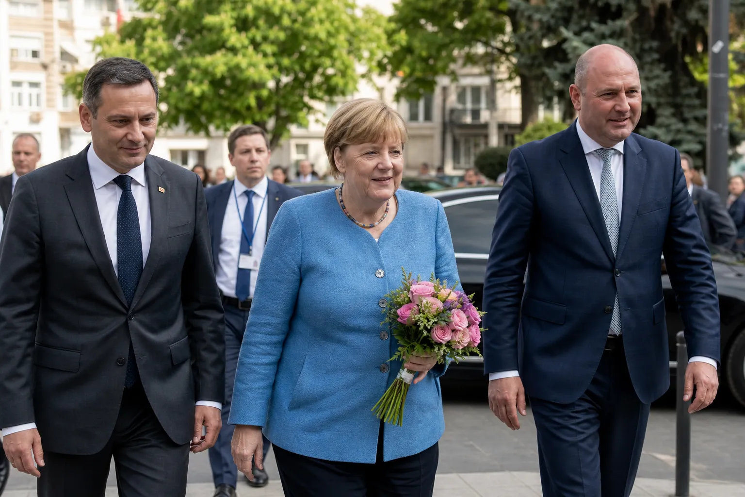 Merkel in Bucharest calls on Europe to restore dialogue with Russia
