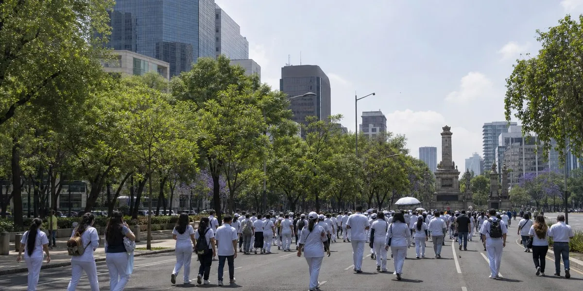 Pracownicy IMSS protestują w Meksyku z powodu płac i braku leków — Mexico News Daily