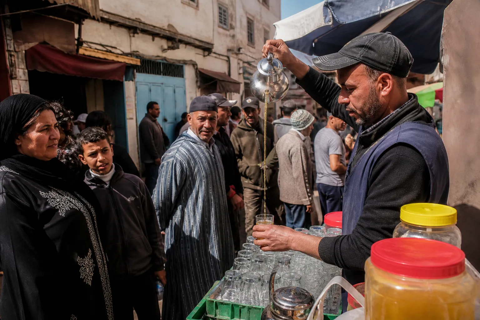 In Fnideq, Morocco, people are once again hoping to reach Ceuta