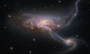 Ученые обнаружили, что самый яркий гамма-всплеск имеет уникальную струйную структуру