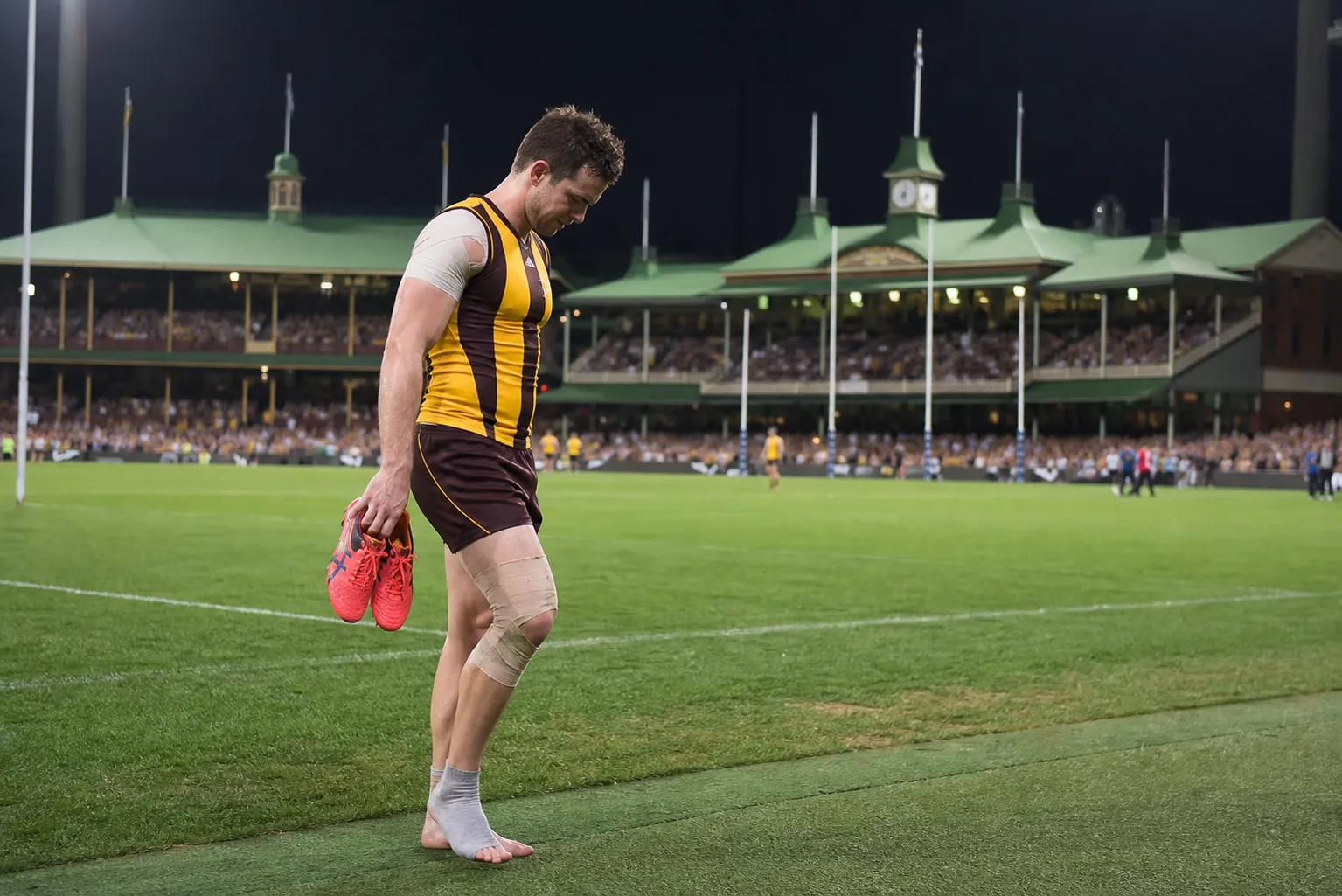 Kapitan Sydney Swans Mills może opuścić resztę finałów AFL z powodu urazu kolana