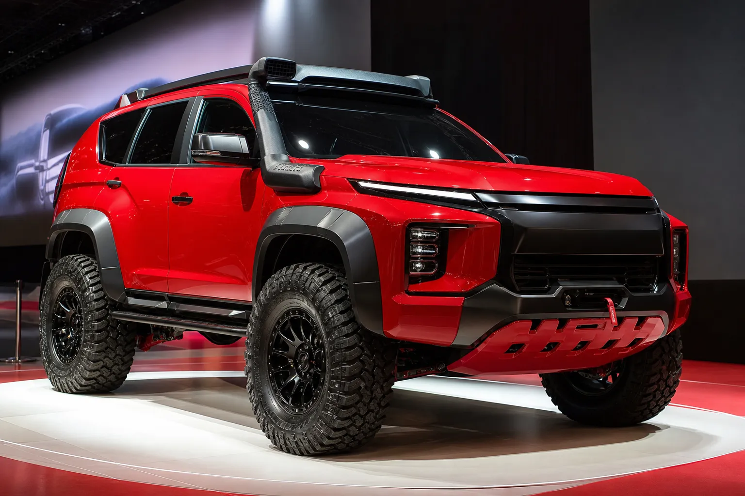 三菱尚未发布量产版 Pajero Ralliart