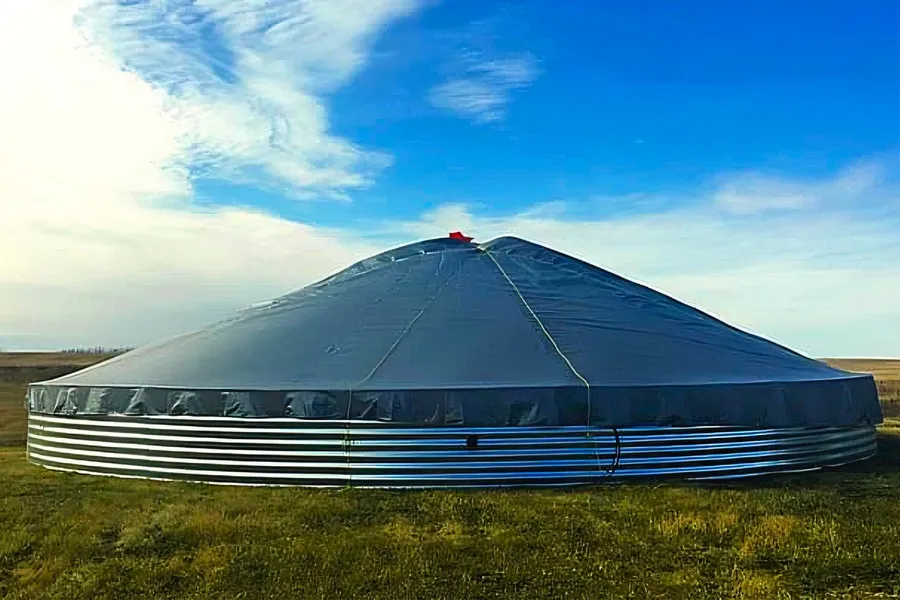 New modular grain storage facilities for the agricultural market were tested in Ukraine
