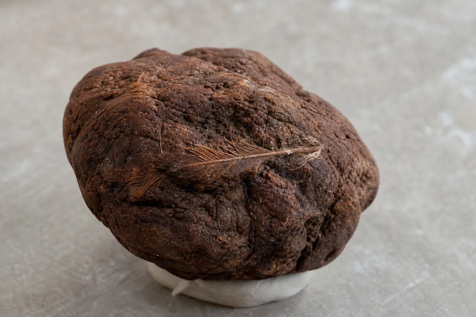 Feathers from a Montana coprolite may explain why the lineage of modern birds survived