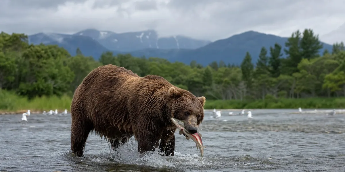 На Аляске стартовало голосование в конкурсе Fat Bear Week — Asharq Al-Awsat