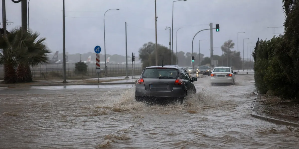 On Rhodes, a torrent swept away a car with a 25-year-old man — Interia