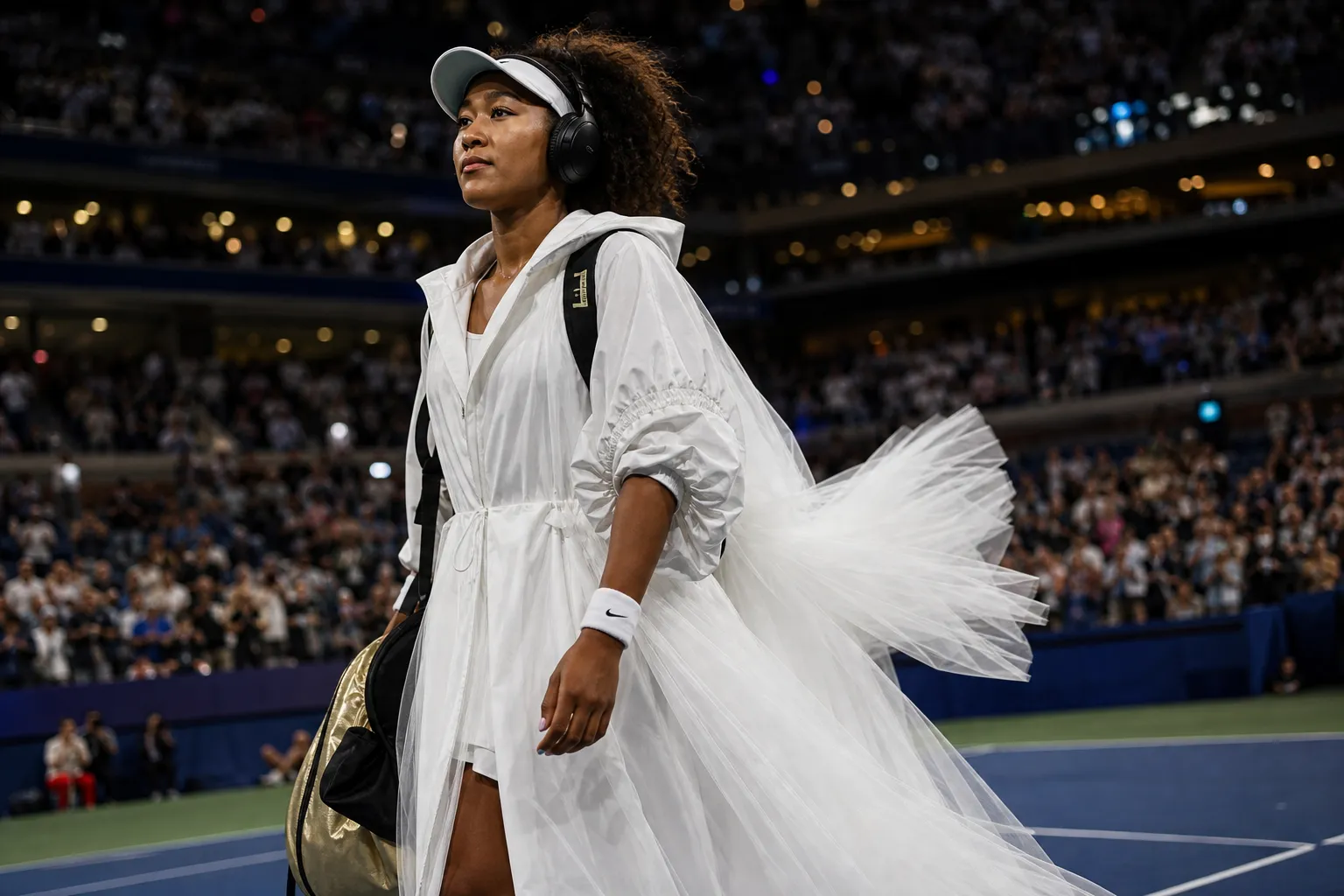 Наоми Осака вышла во второй круг US Open в наряде в честь Аллена Айверсона