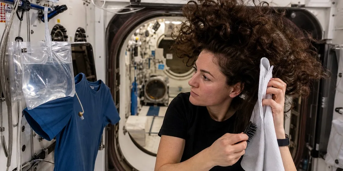 NASA astronaut Jessica Meir shares curly hair care routine on the ISS