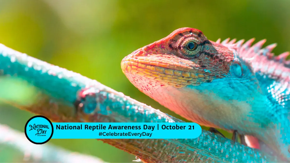 21 жовтня у світі відзначають Всесвітній день рептилій (World Reptile Day)