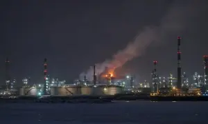 Видео: дроны атаковали Подмосковье, вызвав пожары возле Wildberries и одного из предприятий