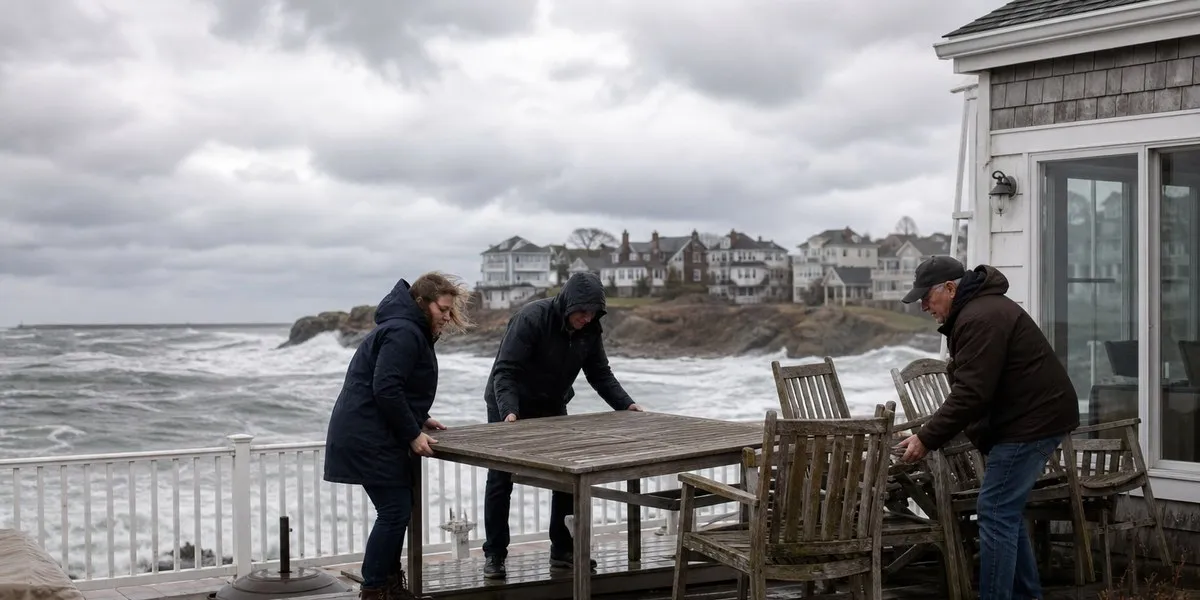 Ponad 70 tys. bez prądu przez nor'easter na północnym wschodzie USA — The Guardian