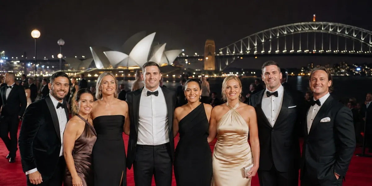 NRL和NRLW球星亮相悉尼Dally M Awards红毯——ABC News Australia