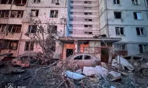 In Kyiv, a Russian missile destroyed a dealership selling premium Chinese electric cars