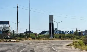 The Ukrainian delegation set out for the occupied town of Oleshky