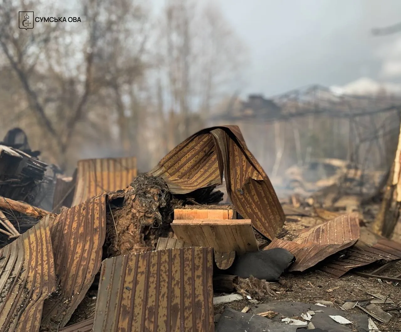 рф атакувала безпілотниками критичну інфраструктуру в Шосткинській громаді