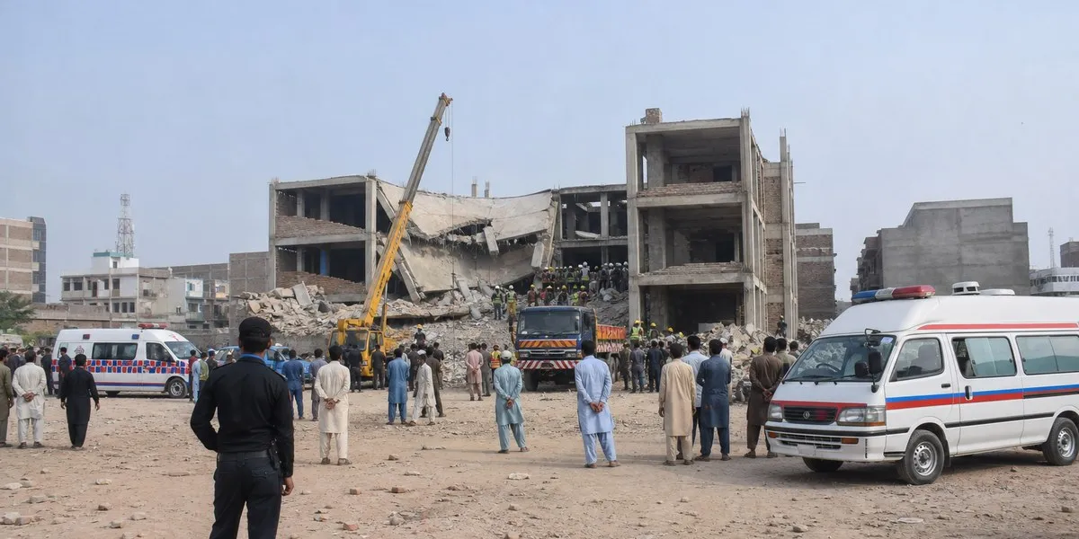 One killed in unfinished building roof collapse in Pakistan — Dawn | UA ...