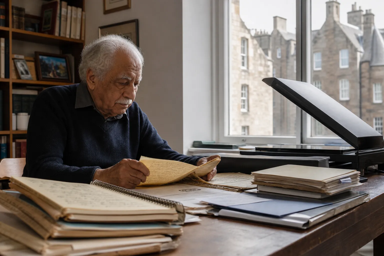 Palestinian writer moves archive from Ramallah to Scotland