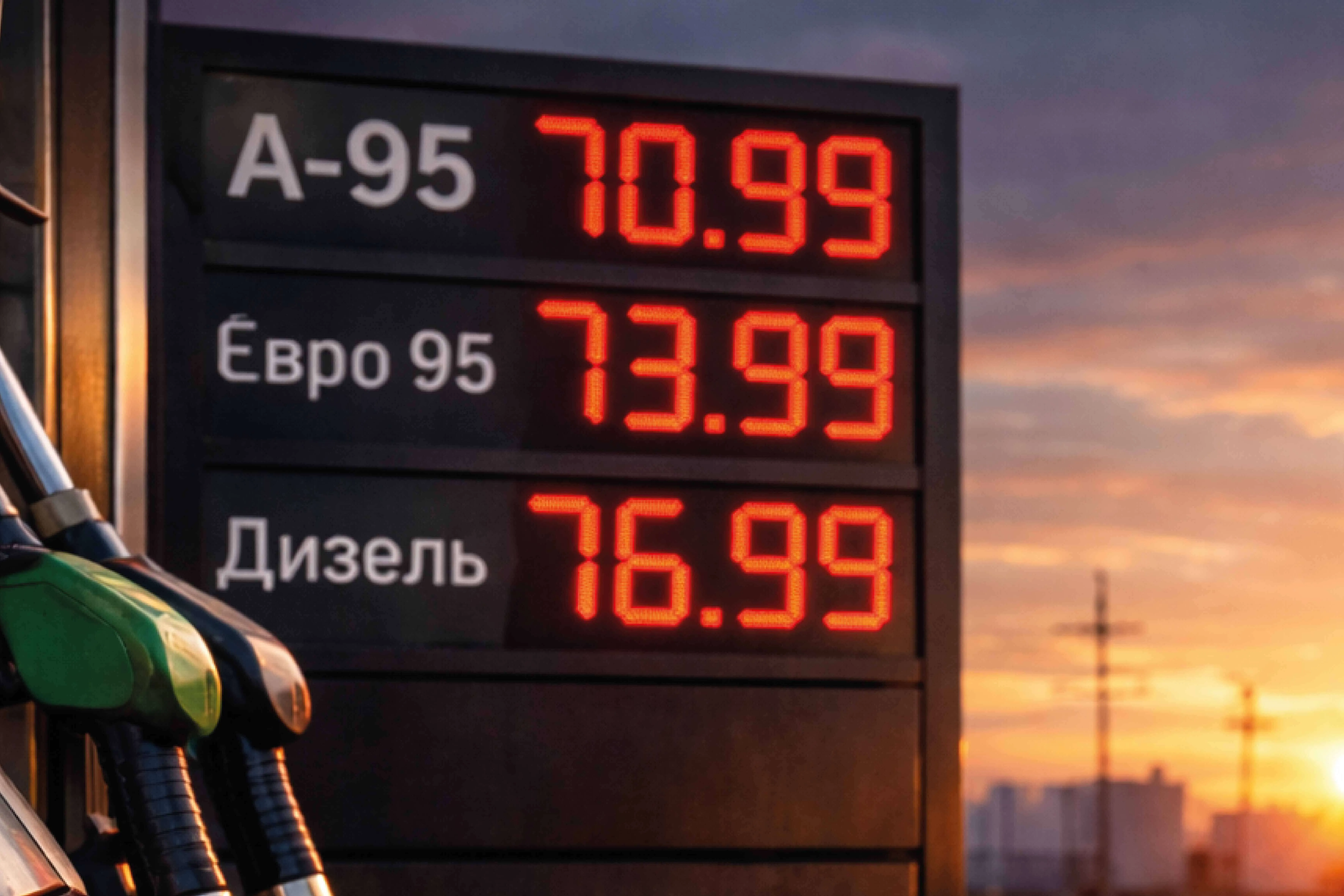 На АЗС зберігається суттєвий розрив у цінах на пальне