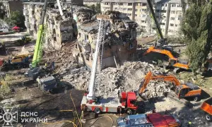 Russia attacked Konotop: a five-story building was damaged; a rescue operation is underway