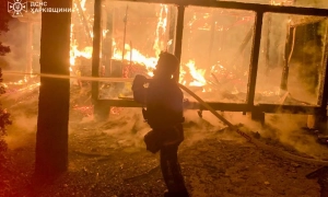 рф атакувала Чугуїв, зруйновано навчальний заклад і є поранені Харківська ОВА, ДСНС