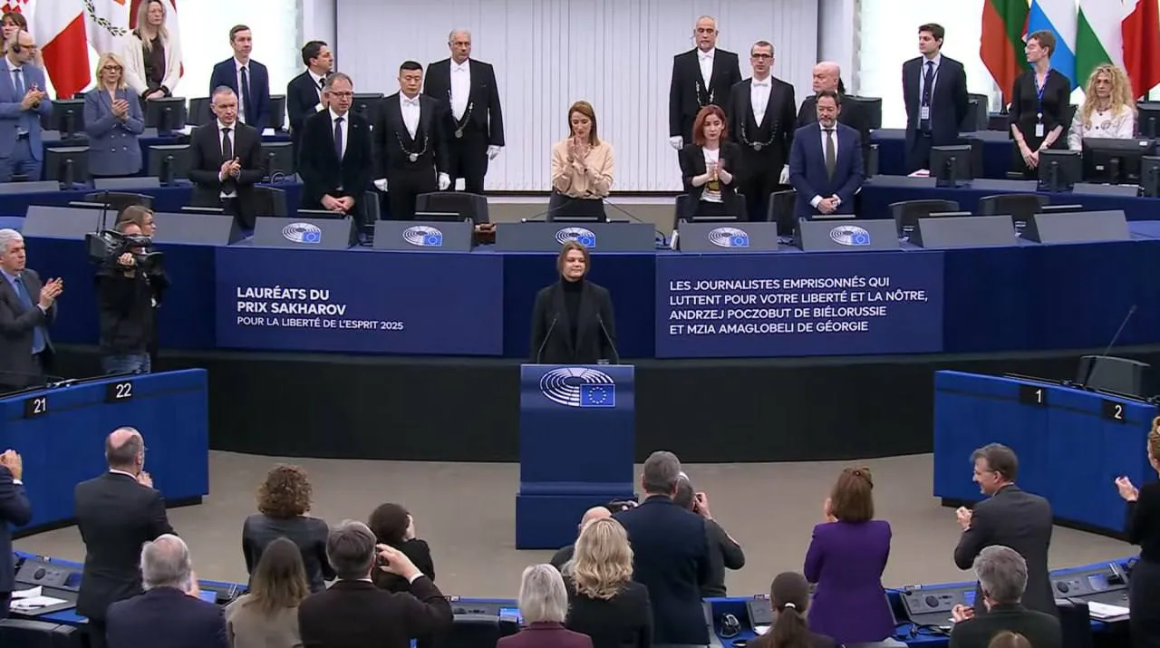 Європарламент відзначив премією Сахарова полонених журналістів із Білорусі та Грузії