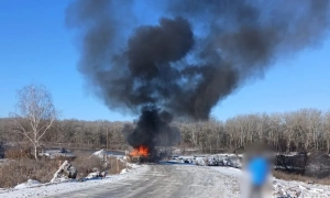 Occupiers destroy bread delivery vehicle in Kharkiv region