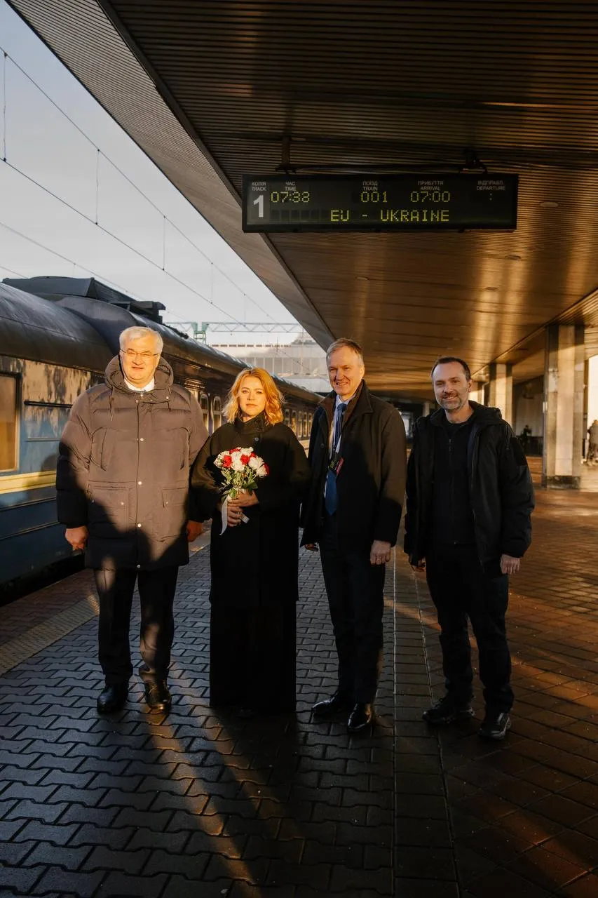 4 роки повномасштабної війни: до Києва залізницею прибули 26 міжнародних делегацій